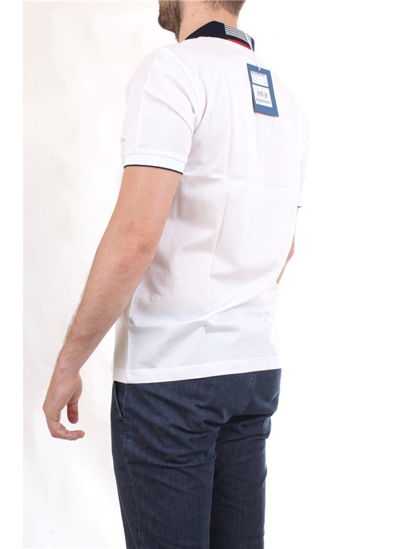 NAVIGARE NV72037 Bianco Abbigliamento Uomo Polo