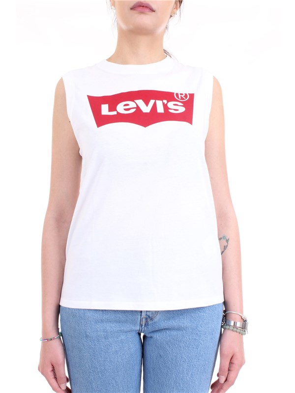 LEVI'S 29669 Bianco Abbigliamento Donna Top