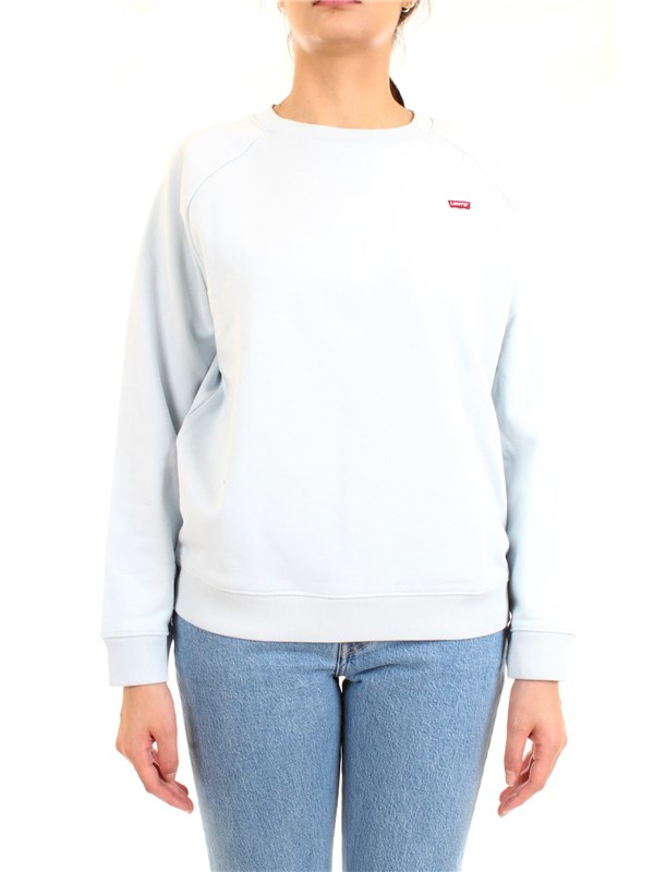 LEVI'S 85630 Light blue Clothing Woman Sweater LEVI'S 85630 Light blue Clothing Woman Sweater