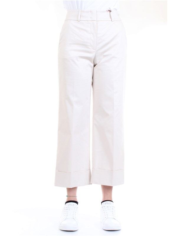 Cappellini By Peserico M04772 Beige Clothing Woman Trousers Cappellini By Peserico M04772 Beige Clothing Woman Trousers