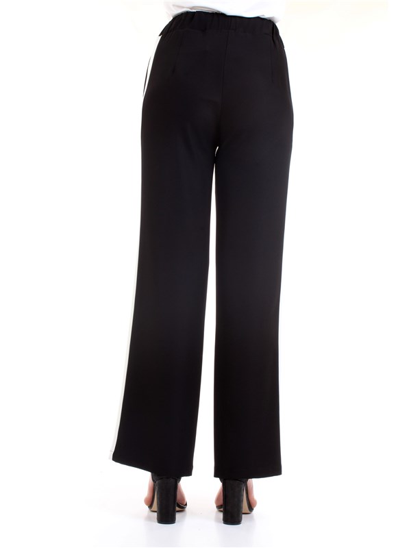 LANACAPRINA PF2250 Nero Abbigliamento Donna Pantaloni