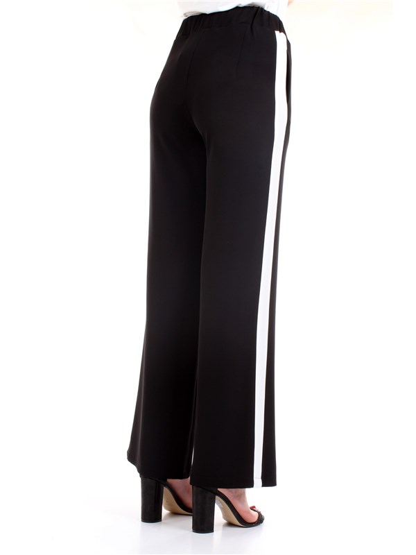 LANACAPRINA PF2250 Nero Abbigliamento Donna Pantaloni