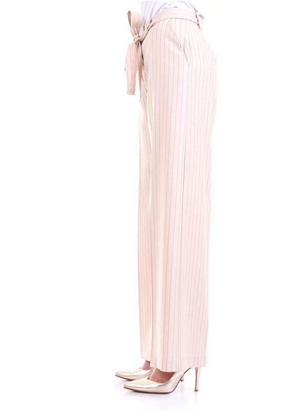 LANACAPRINA PF2209 Milk Clothing Woman Trousers