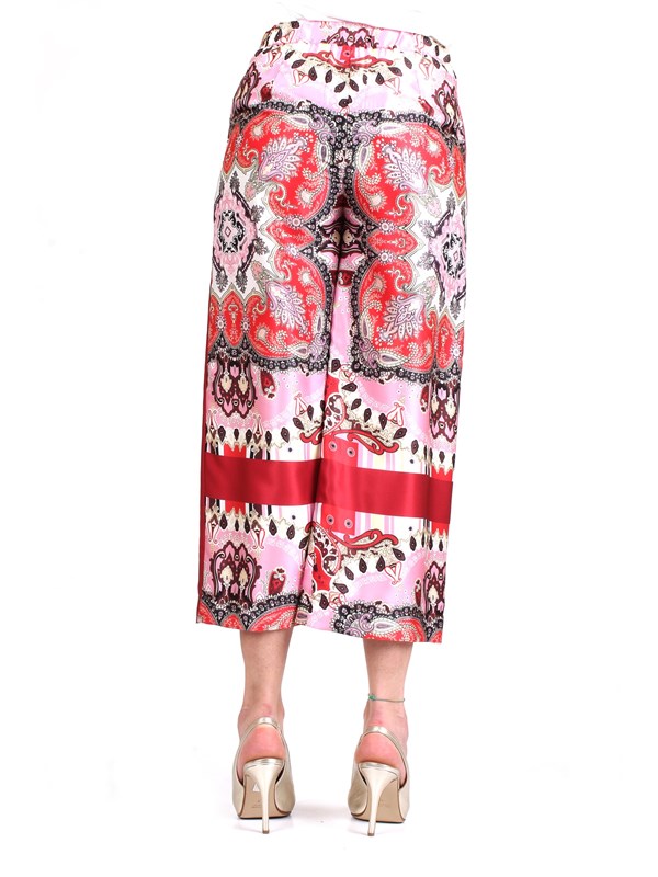 LANACAPRINA PF2232 Red Clothing Woman Trousers