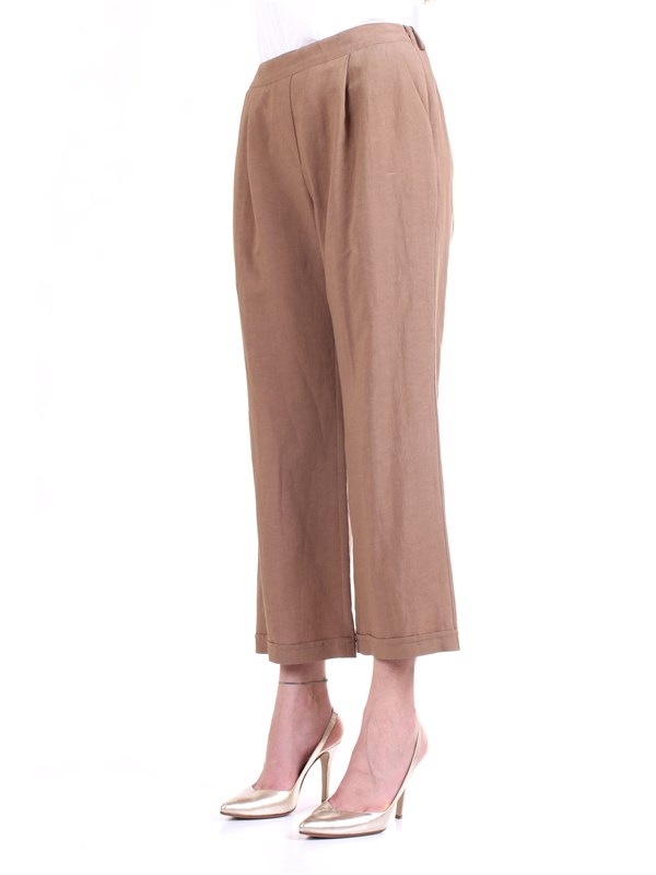 LANACAPRINA PF2302 Leather Clothing Woman Trousers