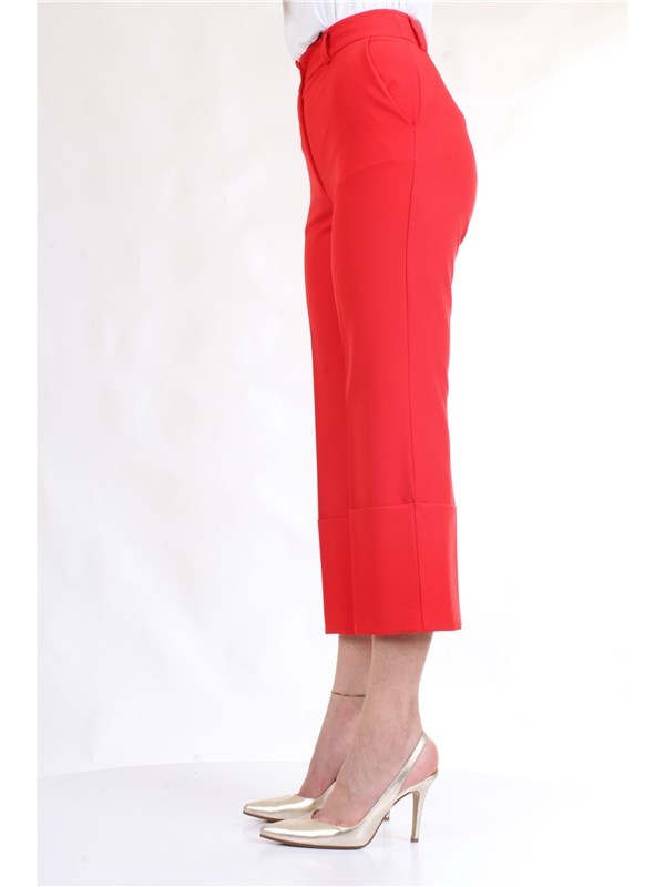 LANACAPRINA PF2235 Red Clothing Woman Trousers