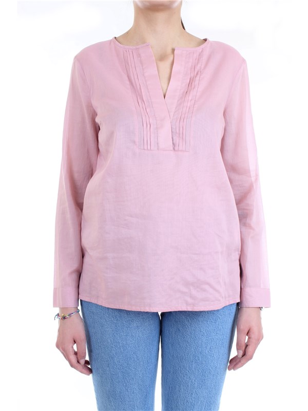 Cappellini By Peserico 57M06339L1 Pink Clothing Woman Shirt Cappellini By Peserico 57M06339L1 Pink Clothing Woman Shirt