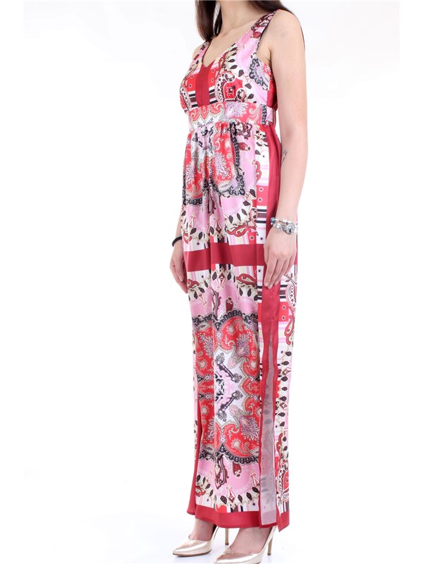 LANACAPRINA PF2231 Red Clothing Woman Dress