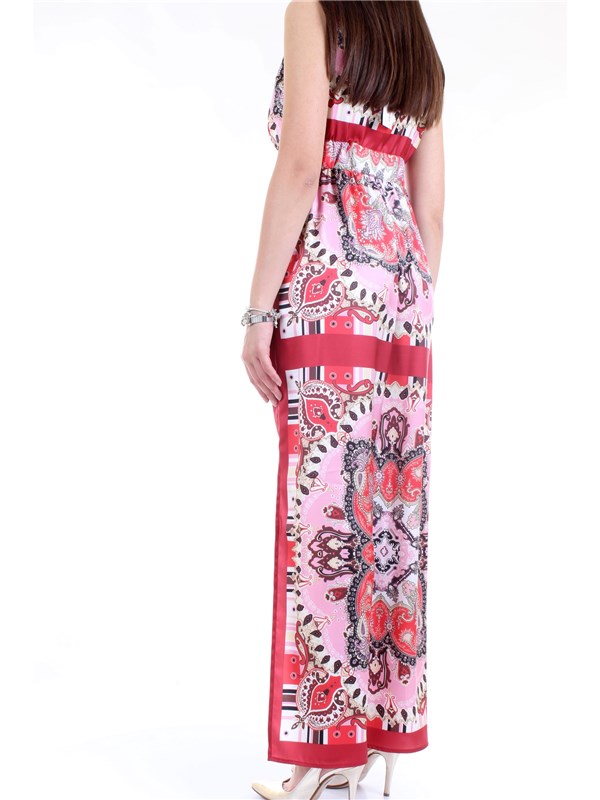 LANACAPRINA PF2231 Red Clothing Woman Dress