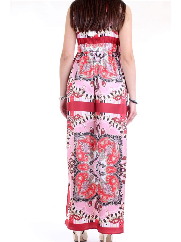 LANACAPRINA PF2231 Red Clothing Woman Dress