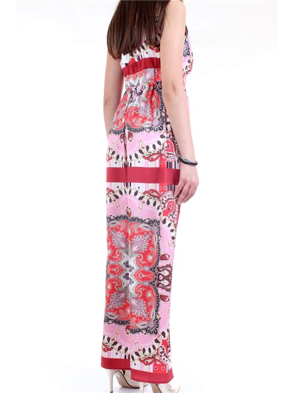 LANACAPRINA PF2231 Red Clothing Woman Dress