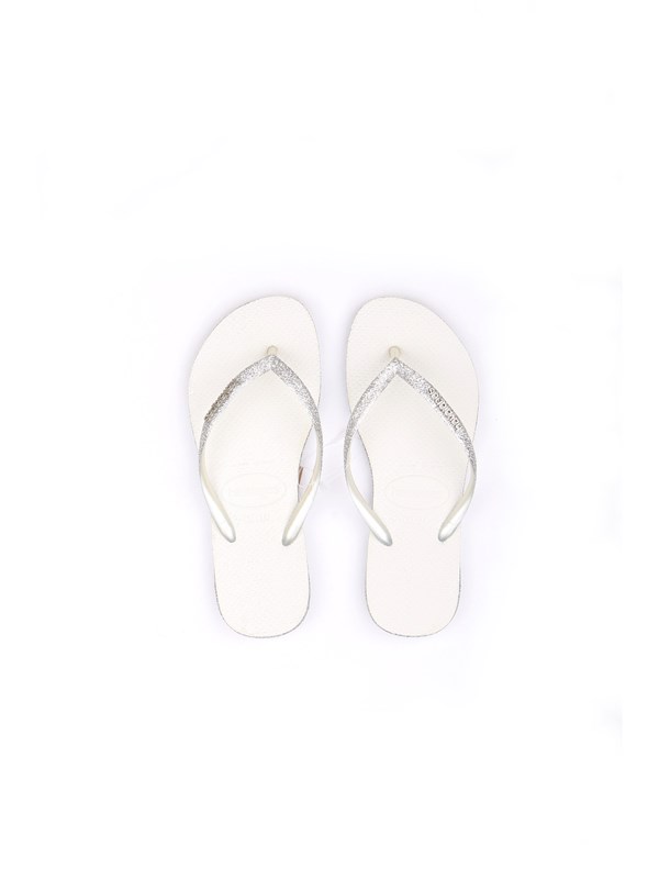 HAVAIANAS HAV SLIM SPARKLE FC White Shoes Woman Thongs HAVAIANAS HAV SLIM SPARKLE FC White Shoes Woman Thongs