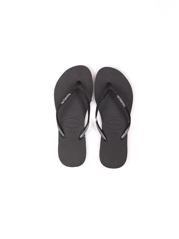 HAVAIANAS HAV SLIM SPARKLE FC Black Shoes Woman Thongs HAVAIANAS HAV SLIM SPARKLE FC Black Shoes Woman Thongs