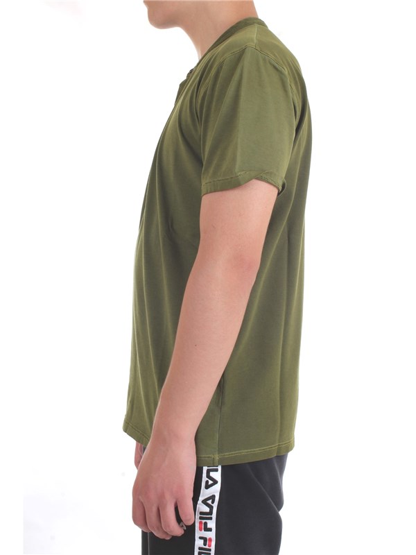 DIKTAT DK77162 Verde Militare Abbigliamento Uomo T-Shirt
