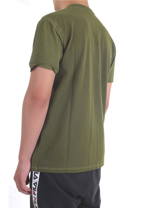 DIKTAT DK77162 Verde Militare Abbigliamento Uomo T-Shirt