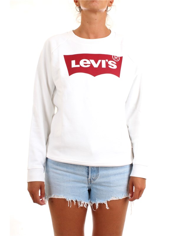 LEVI'S 29717-0014 White Clothing Woman Sweater LEVI'S 29717-0014 White Clothing Woman Sweater