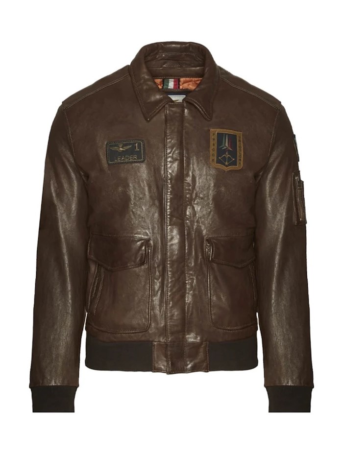 AERONAUTICA MILITARE 222PN895PL145 Brown Clothing Man Jacket