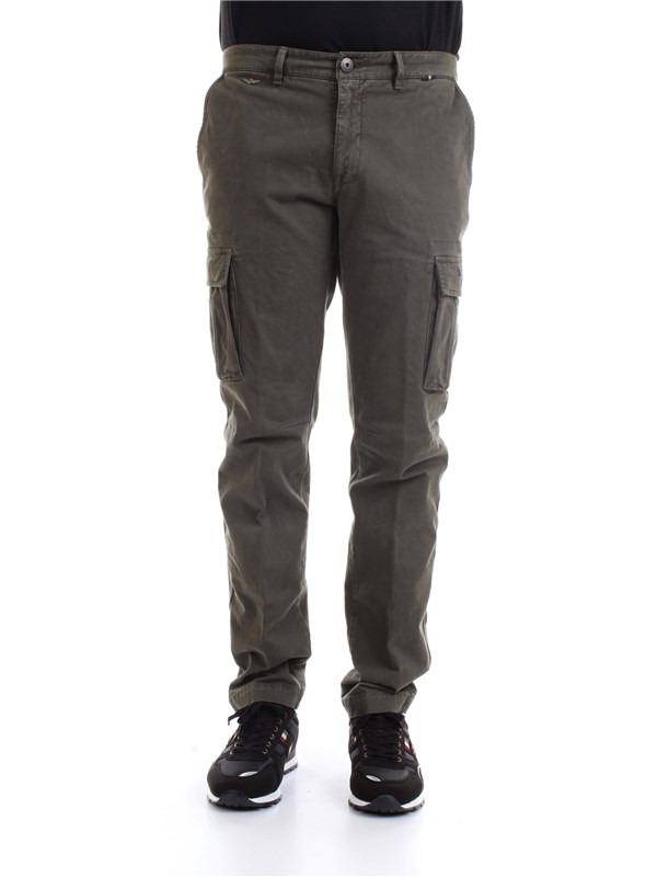 AERONAUTICA MILITARE 202PA1329CT2758 Green Clothing Man Trousers AERONAUTICA MILITARE 202PA1329CT2758 Green Clothing Man Trousers