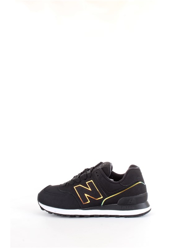 NEW BALANCE WL574 Black Shoes Woman Sneakers NEW BALANCE WL574 Black Shoes Woman Sneakers
