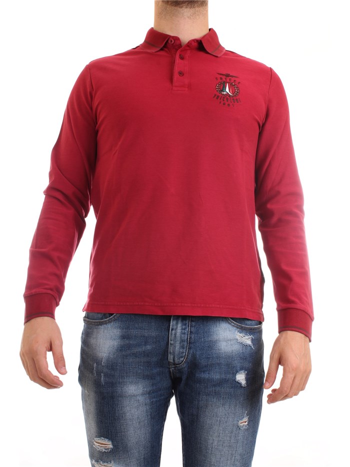 AERONAUTICA MILITARE 202PO1485P144 Bordeaux Clothing Man Polo shirt AERONAUTICA MILITARE 202PO1485P144 Bordeaux Clothing Man Polo shirt