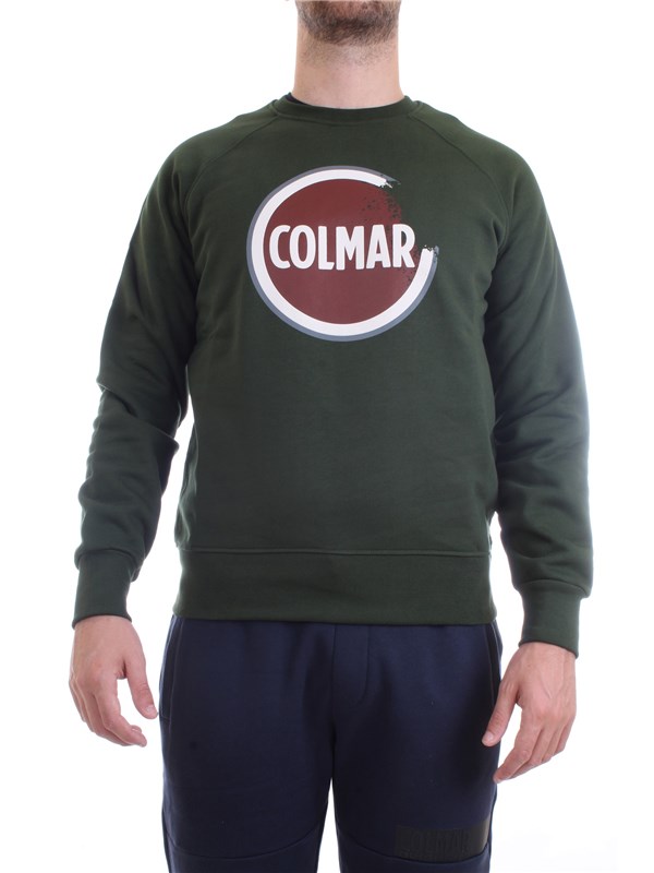 COLMAR ORIGINALS 8268R 6UX Green Clothing Man Sweater COLMAR ORIGINALS 8268R 6UX Green Clothing Man Sweater
