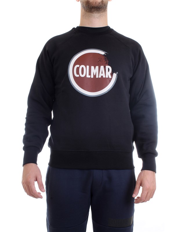 COLMAR ORIGINALS 8268R 6UX Black Clothing Man Sweater COLMAR ORIGINALS 8268R 6UX Black Clothing Man Sweater