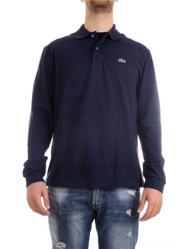 Lacoste L1312 00 Blu Abbigliamento Uomo Polo