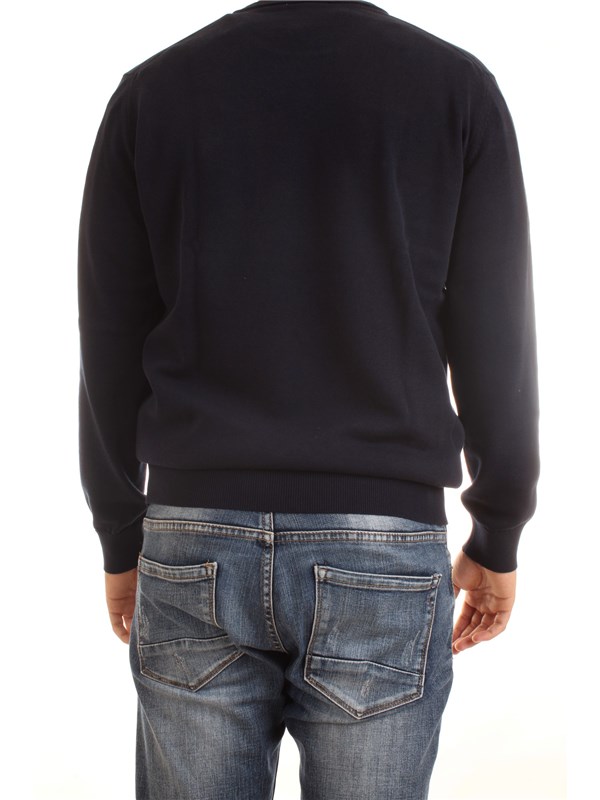 Lacoste AH2193 00 Blue Clothing Man Sweater