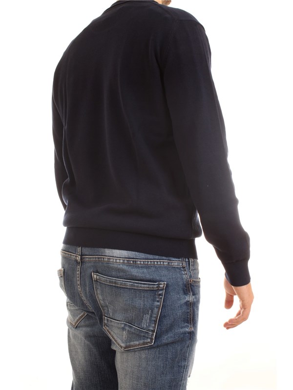 Lacoste AH2193 00 Blue Clothing Man Sweater