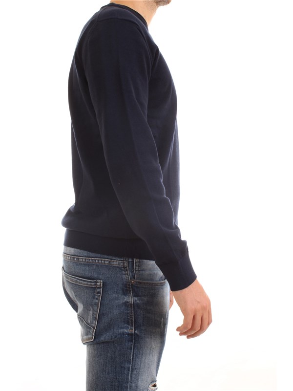 Lacoste AH2193 00 Blue Clothing Man Sweater