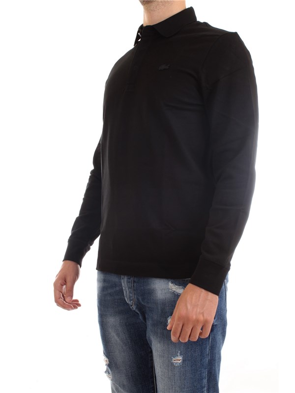 Lacoste PH2481 00 Black Clothing Man Polo shirt