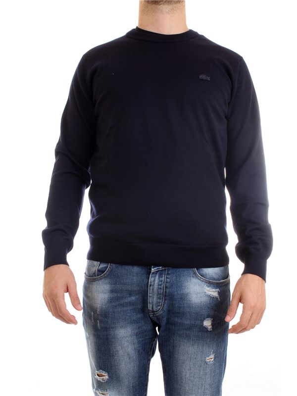 Lacoste AH1969 00 Blue Clothing Man Pullover
