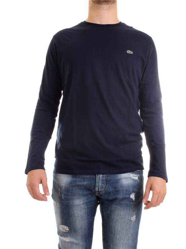Lacoste TH6712 00 Blue Clothing Man T-Shirt/Polo Lacoste TH6712 00 Blue Clothing Man T-Shirt/Polo