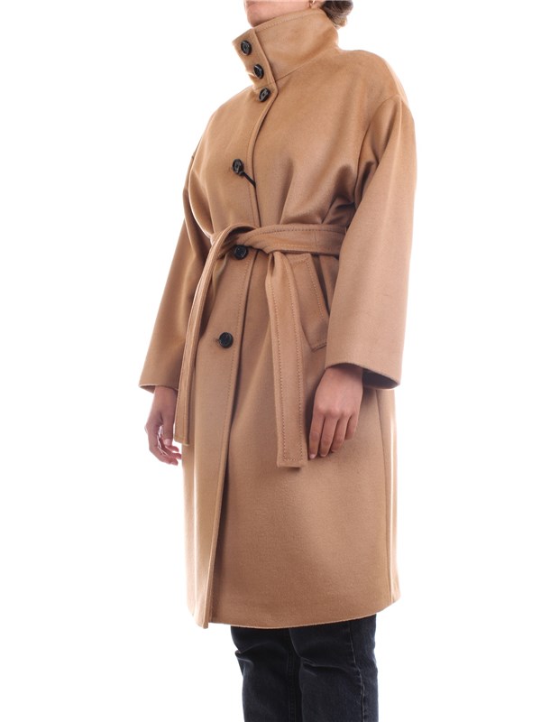 PENNYBLACK 20140120 Beige Clothing Woman Overcoat