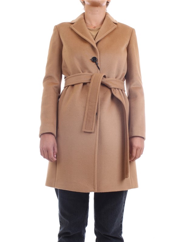 PENNYBLACK 20140320 Beige Clothing Woman Overcoat PENNYBLACK 20140320 Beige Clothing Woman Overcoat
