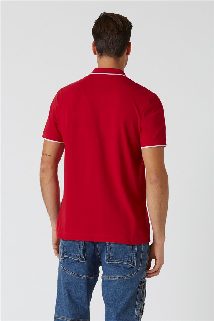 AERONAUTICA MILITARE 231PO1308P82 Red Clothing Man Polo shirt