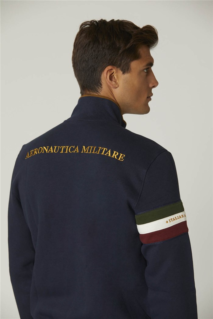 AERONAUTICA MILITARE 232FE1822F532 Blu Abbigliamento Uomo Felpa