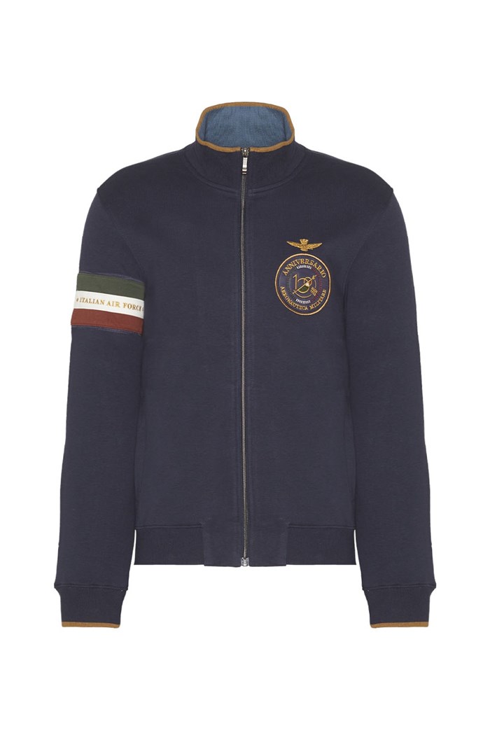 AERONAUTICA MILITARE 232FE1822F532 Blu Abbigliamento Uomo Felpa