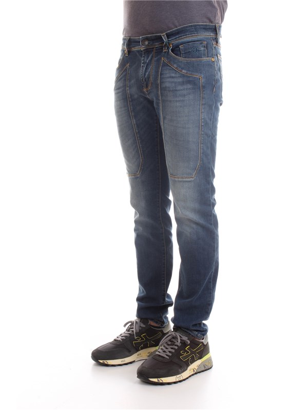 JECKERSON A20P00UPA077D040161 Medium blue Clothing Man Jeans