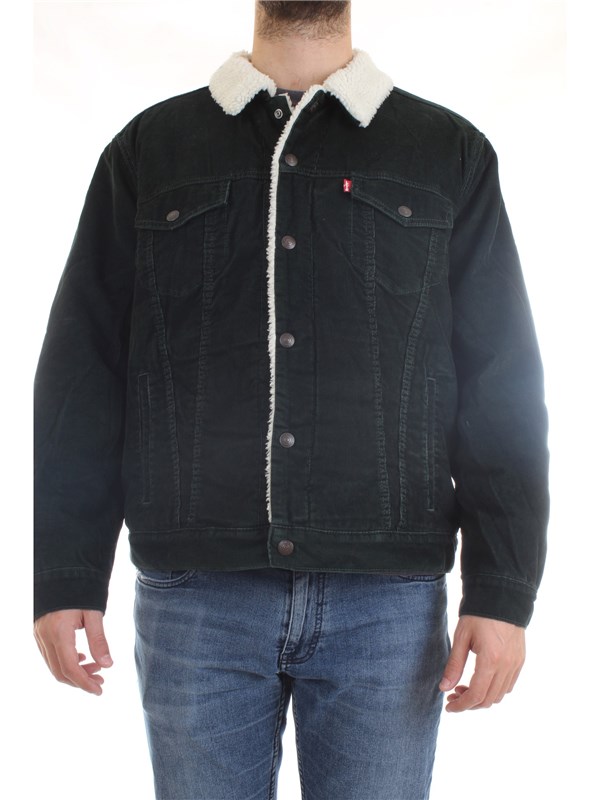 LEVI'S 16365 Green Clothing Man Jacket LEVI'S 16365 Green Clothing Man Jacket