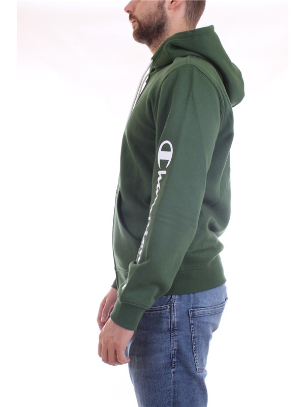 CHAMPION 214745 Green Clothing Man Sweater