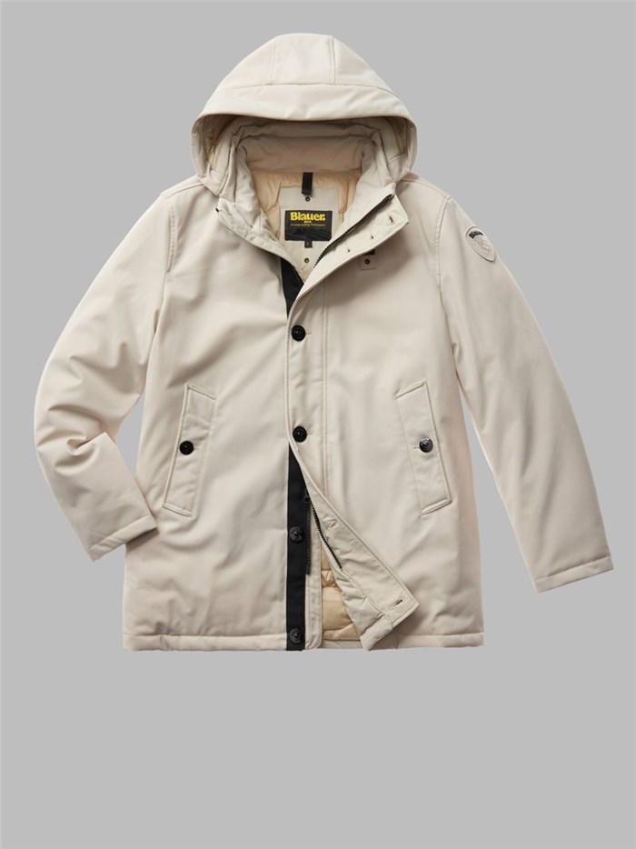 Blauer 24WBLUK03035 005553 Ghiaccio Abbigliamento Uomo PARKA