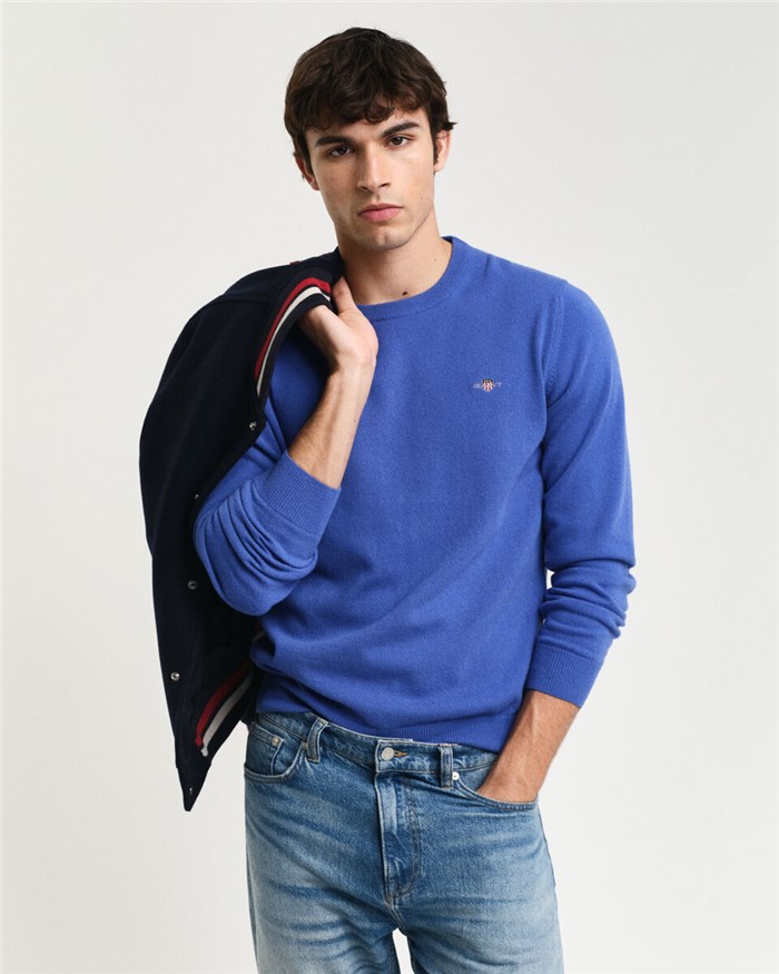 Gant 2403.087211 Celeste Abbigliamento Uomo Maglia Gant 2403.087211 Celeste Abbigliamento Uomo Maglia