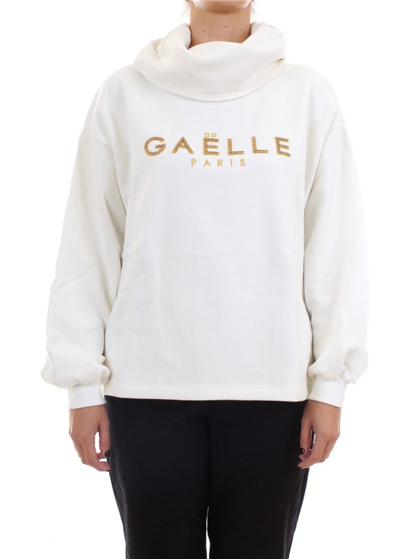 GAELLE PARIS GBD8189 White Clothing Woman Sweater GAELLE PARIS GBD8189 White Clothing Woman Sweater
