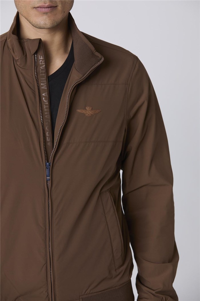 AERONAUTICA MILITARE 241AB2146CT3264 Marrone Abbigliamento Uomo Giacca