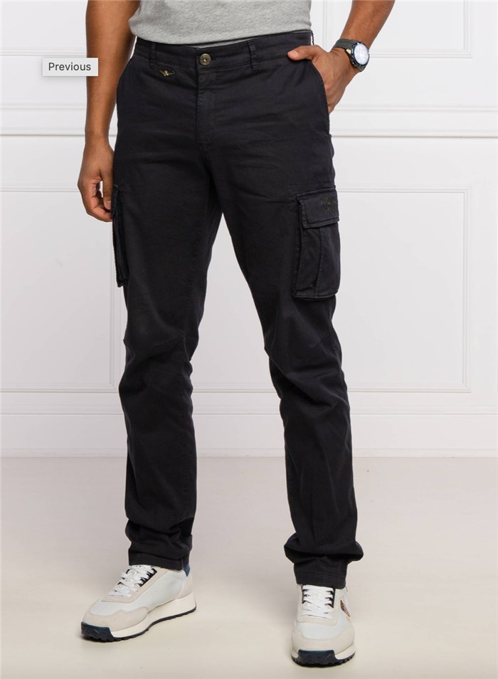 AERONAUTICA MILITARE 241PA1329CT3300 Blue Clothing Man Trousers AERONAUTICA MILITARE 241PA1329CT3300 Blue Clothing Man Trousers
