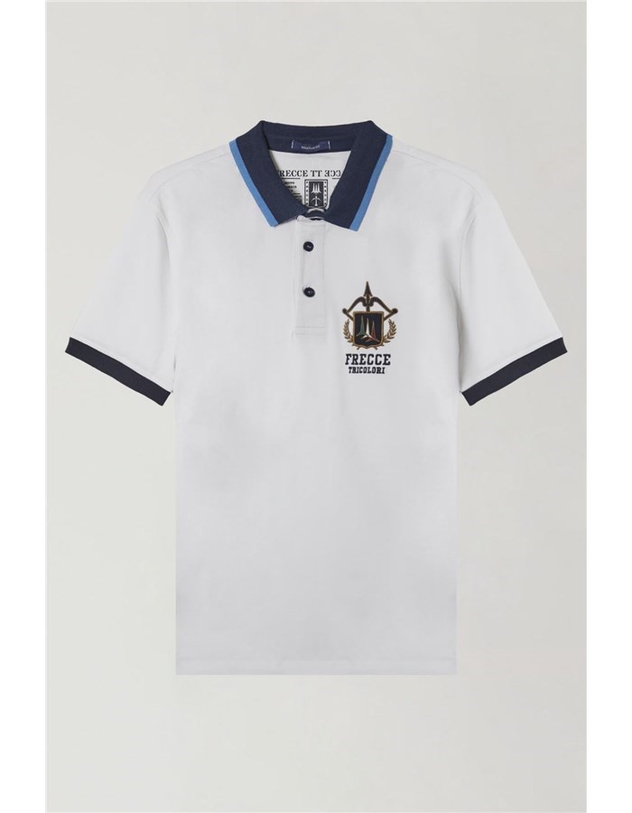 AERONAUTICA MILITARE 241PO1761P199 White Clothing Man Polo shirt AERONAUTICA MILITARE 241PO1761P199 White Clothing Man Polo shirt