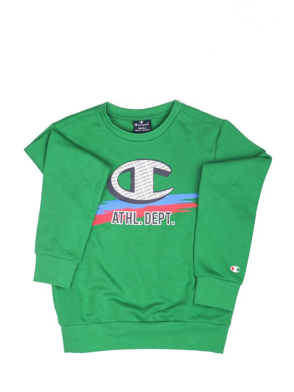 CHAMPION 305439 Green Clothing Child Sweater