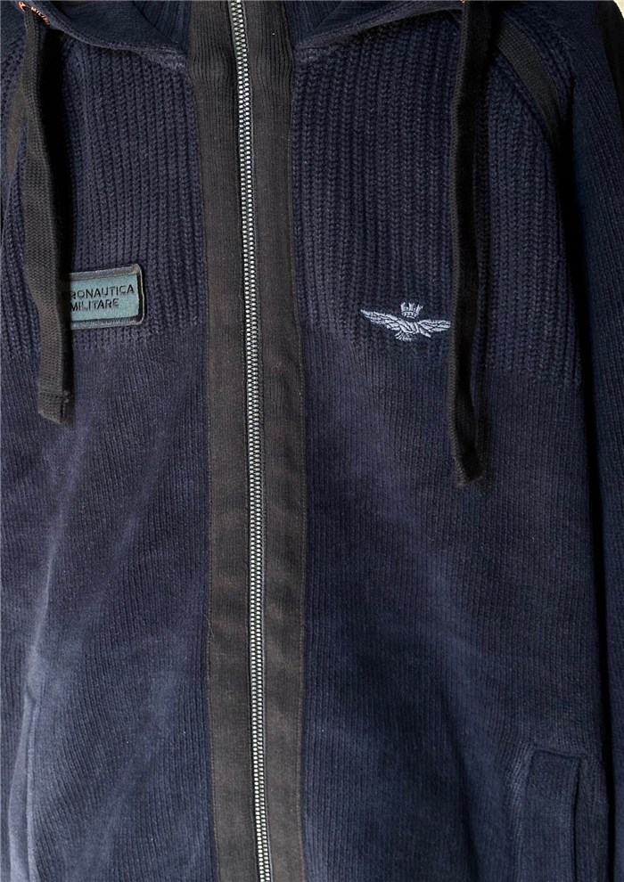 AERONAUTICA MILITARE 242MA1516L539 Blue Clothing Man Sweater