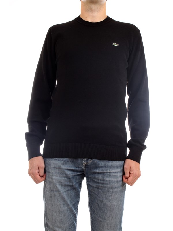 Lacoste AH2193 00 Nero Abbigliamento Uomo Maglia Lacoste AH2193 00 Nero Abbigliamento Uomo Maglia